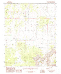 Hancock Knolls 1988 topographic map thumbnail