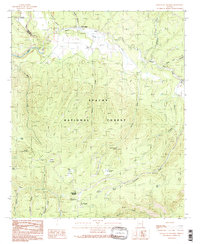 Hannagan Meadow 1991 topographic map thumbnail