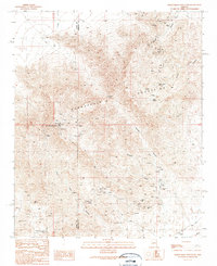 Harquahala Mountain 1990 topographic map preview