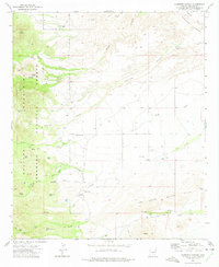 Harrison Canyon 1972 topographic map thumbnail