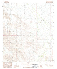Hat Mountain 1986 topographic map thumbnail