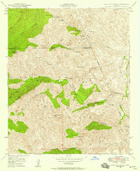 Haunted Canyon 1948 topographic map thumbnail