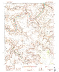 Havasu Falls 1988 topographic map thumbnail
