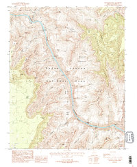 Havasupai Point 1988 topographic map thumbnail