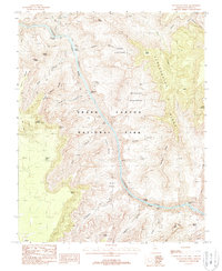 Havasupai Point 1988 topographic map thumbnail