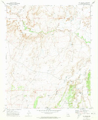 Hay Hollow 1971 topographic map thumbnail