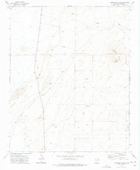 Hennessy Buttes 1972 topographic map thumbnail