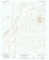 Hennessy Buttes 1972 topographic map thumbnail