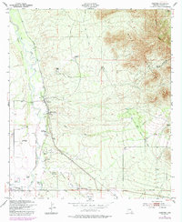 Hereford 1952 topographic map thumbnail