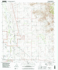 Hereford 1996 topographic map thumbnail
