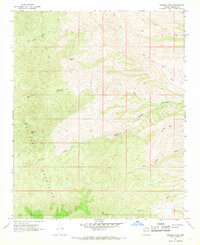 Hibernia Peak 1967 topographic map thumbnail