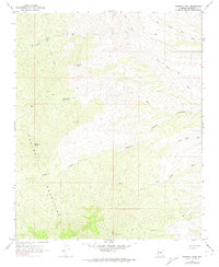 Hibernia Peak 1967 topographic map thumbnail
