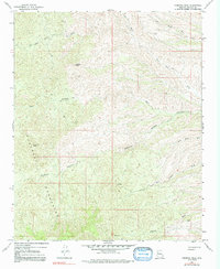 Hibernia Peak 1967 topographic map thumbnail