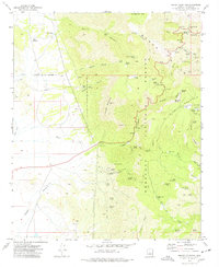 Hickey Mountain 1973 topographic map thumbnail