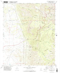 Hickey Mountain 1973 topographic map thumbnail
