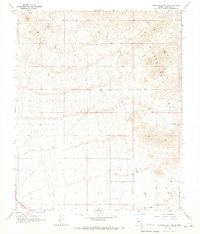 Hieroglyphic Mts. SW 1965 topographic map thumbnail