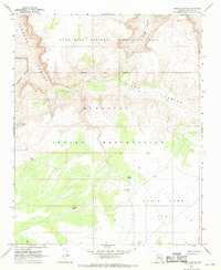 Hindu Canyon 1967 topographic map thumbnail