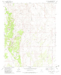 Hole-N-Wall Canyon 1979 topographic map thumbnail