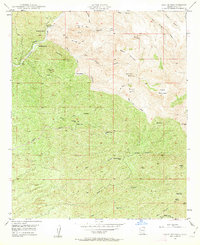 Holy Joe Peak 1949 topographic map thumbnail