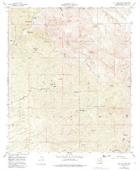 Holy Joe Peak 1949 topographic map thumbnail