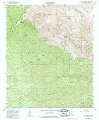 Holy Joe Peak 1949 topographic map thumbnail
