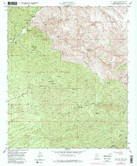 Holy Joe Peak 1949 topographic map thumbnail