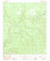 Hoodoo Knoll 1991 topographic map thumbnail