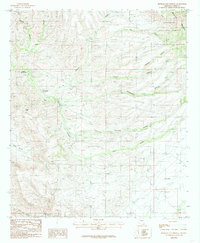 Hookers Hot Springs 1985 topographic map thumbnail