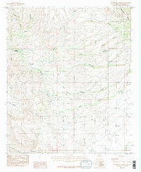 Hookers Hot Springs 1985 topographic map thumbnail