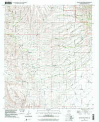 Hookers Hot Springs 1996 topographic map thumbnail