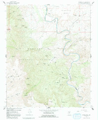 Horner Mtn topographic map thumbnail