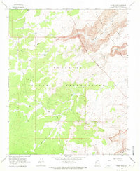 Horse Flat 1968 topographic map thumbnail