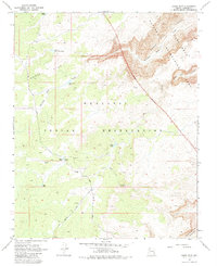 Horse Flat 1968 topographic map thumbnail