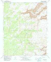 Horse Flat 1968 topographic map thumbnail