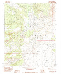 Horse Mesa 1982 topographic map thumbnail