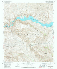 Horse Mesa Dam 1964 topographic map thumbnail