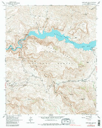 Horse Mesa Dam 1964 topographic map thumbnail