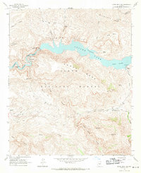 Horse Mesa Dam 1964 topographic map thumbnail
