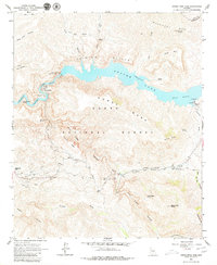 Horse Mesa Dam 1964 topographic map thumbnail