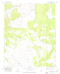 Horse Trap Mesa 1973 topographic map thumbnail