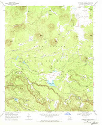 Horseshoe Cienega 1969 topographic map thumbnail