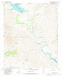 Horseshoe Dam 1964 topographic map thumbnail