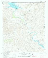 Horseshoe Dam 1964 topographic map thumbnail