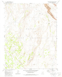 Horsethief Mesa 1981 topographic map thumbnail