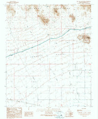 Hot Rock Mountain 1990 topographic map thumbnail