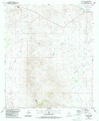 Hot Well 1986 topographic map thumbnail