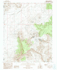 Hotevilla 1991 topographic map thumbnail