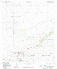 Huachuca City 1958 topographic map thumbnail