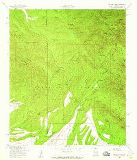 Huachuca Peak 1958 topographic map thumbnail