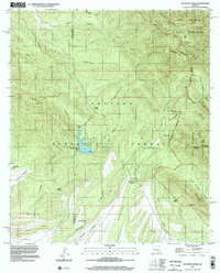 Huachuca Peak 1996 topographic map thumbnail